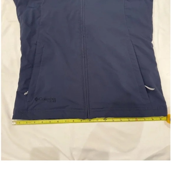 Columbia XCO Interchange Jacket S Blue Solid Outer Floral Liner Full Zip Women’s - Picture 10 of 10